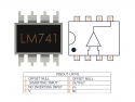 IC LM741 OpAmp